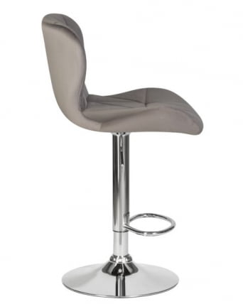 Стул барный ДОБРИН БАРНИ (серый велюр (МДЖ9-75)) 2 шт / DOBRIN BARNY (MJ9-75))_3
