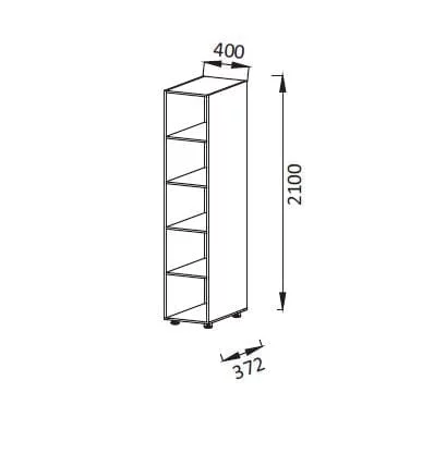 Шкаф-стеллаж ПМ-9 Юниор-6_1
