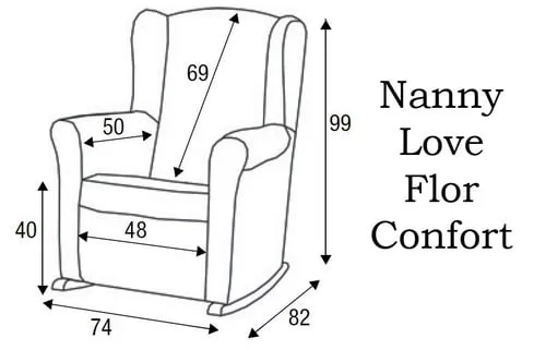 Кресло-качалка Micuna Wing/Confort white/white искусственная кожа_2