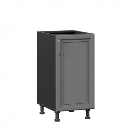 Тумба кухонная 400 Джелатто ЛД 241.020.000.129 Черный Оникс серый_0