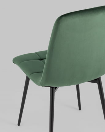 Стул Одди велюр Зеленый_6