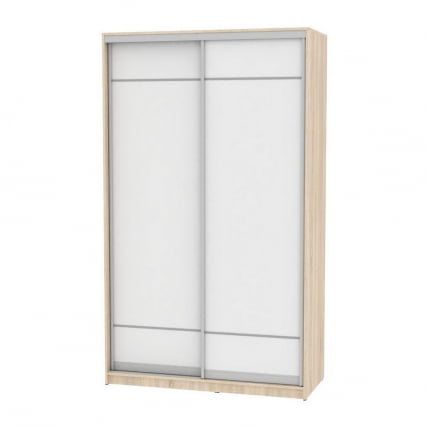 Шкаф-купе B-230х135х60-3(ДСС-Белый-D7D7)_0