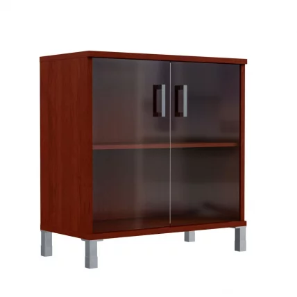 Стеллаж стекло в раме В410.5 Бургунди_0