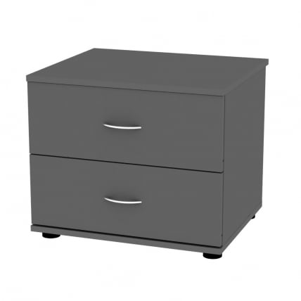 Комод Алиса(K8)458х540х459ручкаскоба96мм(Графит)_0