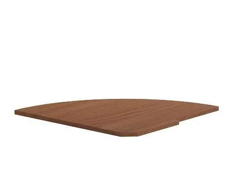 Полка заверщающая для угловой стойки PC-5.2 R Французкий Орех_0