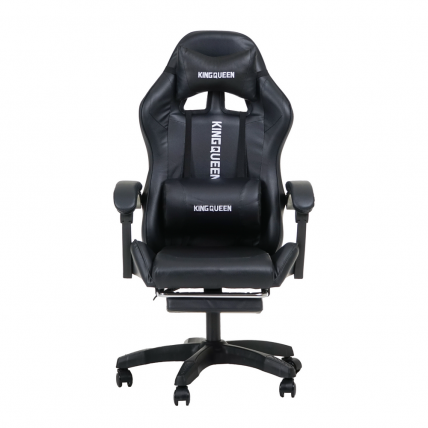 Кресло 1206 KINGQUEEN цвет черный с массажем 1206-black-mass_1