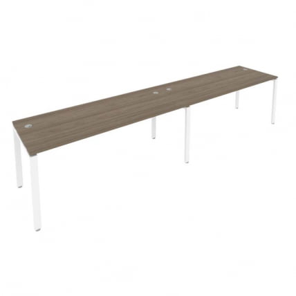 Рабочая станция на 2 раб.места Metal System Б.СМ-2.5 Вяз/Белый_0