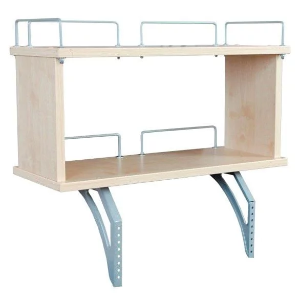 Полка задняя двухъярусная к СУТ 13/15/17 Polka_zz 1/600 (Polka_zz 7/600) Клен Серый_0