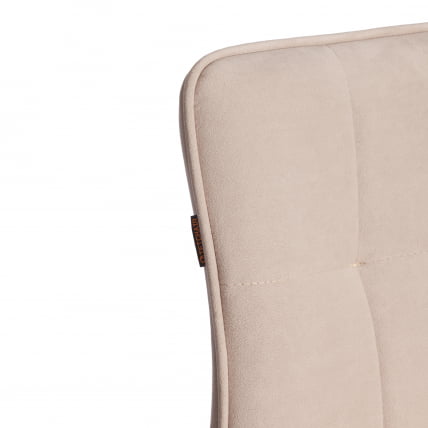 Полубарный стул Bari/Бари велюр, бежевый, 7, 42х55х99 см_8