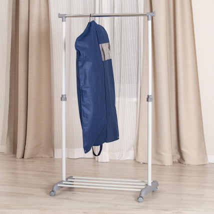 Вешалка ODENT металл, пластик, 86*44*166 см, темно-серый/светло-серый/хром_6