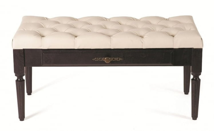 Банкетка Оливия (Венге/Молочный)_0