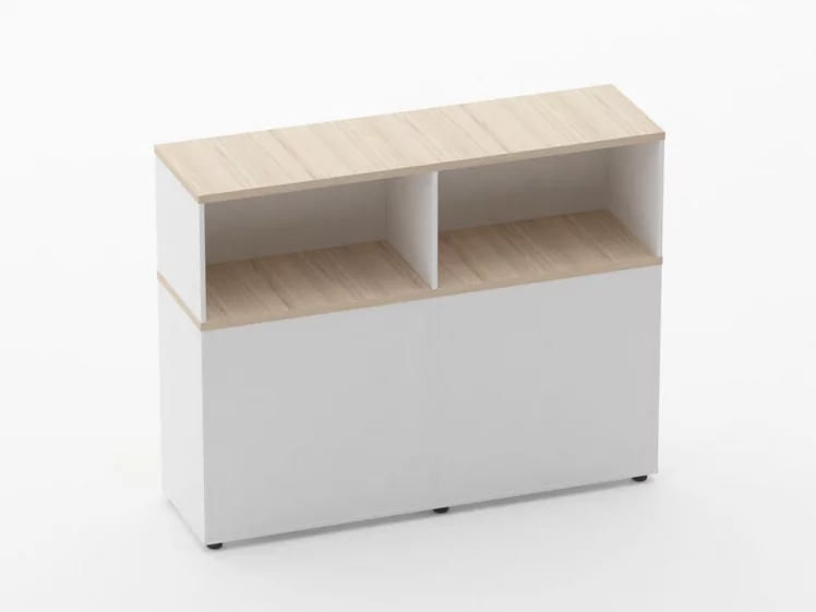 Тумба комбинированная высокая для рабочего модуля Deka 9.04.145 Туя/Белый_4