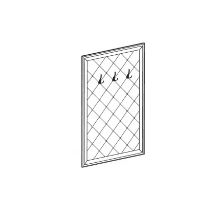 Панель-вешалка Марлен 503 Кремовый белый Патина_1