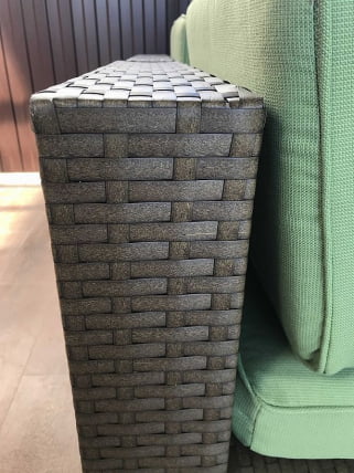 Плетеный модульный диван ЙР822БГ Бровн/Греен / YR822BG Brown/Green_5