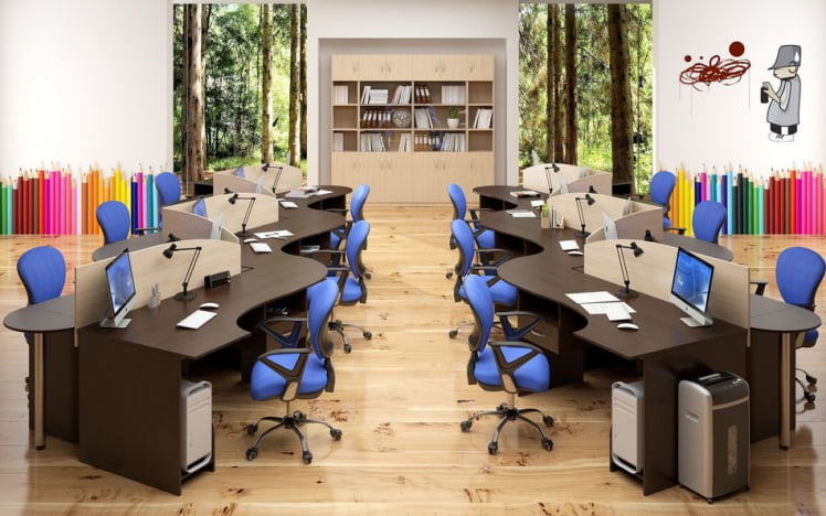 Тумба для оргтехники Simple SCS 776 Дуб Юкон Модерн_1