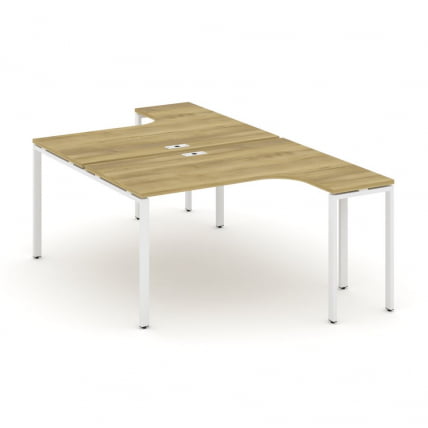 Рабочая станция CONCEPT CN.DSA-001 Дуб Винченцо Белый_0