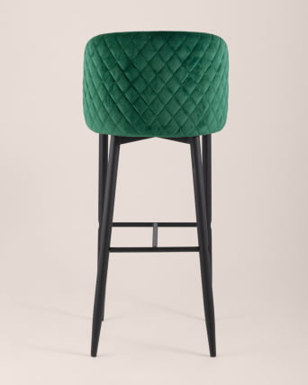 Барный стул Оскар велюр Изумрудный_4