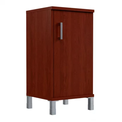 Стеллаж с дверью ДСП В411.2 L Бургунди_1