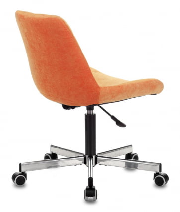 Кресло для оператора Бюрократ CХ-350М Оранжевый Велвет 72 / CH-350M Velvet_3