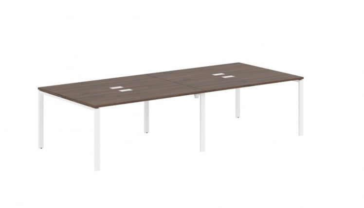 Бенч-система 4-местная EDIS EUWST 3113 Дуб Денвер темный Блый_0