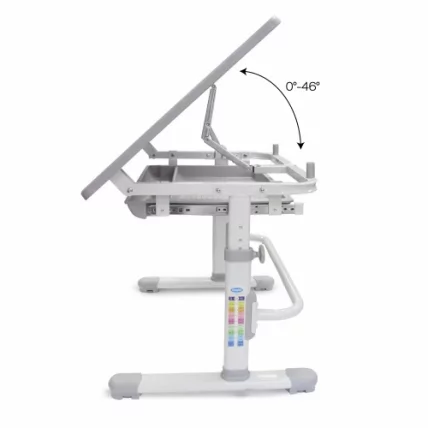 Комплект парта и стул с чехлом RIFFORMA SET-10 Белый Серый_7