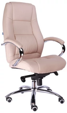 Кресло руководителя Kron M экокожа Бежевый_3
