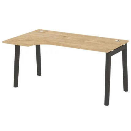 Стол эргономичный левый ONIX WOOD OW.SA-1(L) Тиквуд Светлый/Темный_0