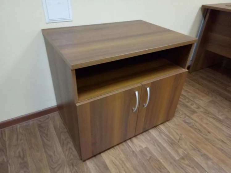 Тумба под оргтехнику Альфа 62.45 орех Пегас_1