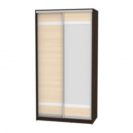 Шкаф-купе Б-220х120х60-2(Венге-ДМ-Д9Д10) / B-220х120х60-2(Венге-ДМ-D9D10)_0