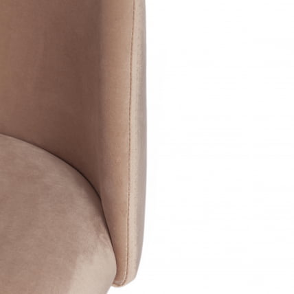 Стул MONRO (mod. 710) ткань/металл, 56х51х80 см, высота до сиденья 47 см, бежевый barkhat 5/черный_6