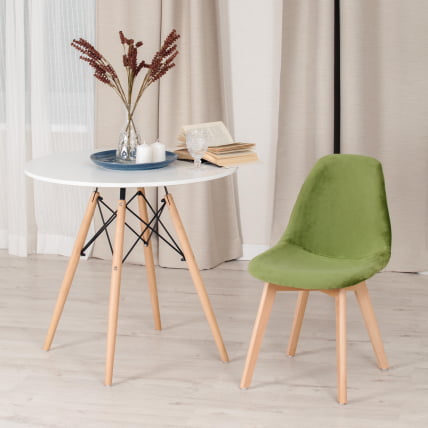 Стул CINDY SOFT (mod. C1021F1) Зеленый (HLR 54)/натуральный_8