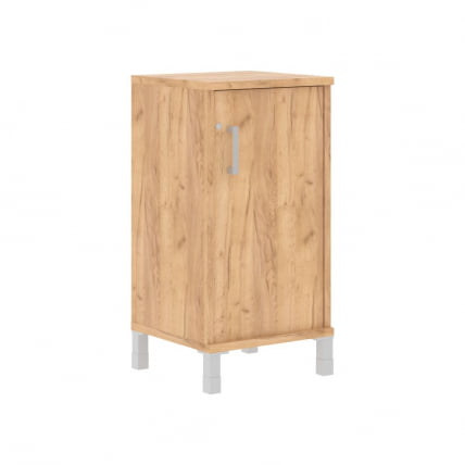 Стеллаж дверь ДСП с замком В411.3 Z/R Дуб Бофорд_0