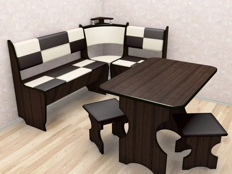 Кухонный уголок Домино Венге 1500х1000_0