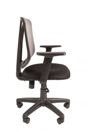 Кресло офисное CHAIRMAN 626 Черный Серая сетка_2