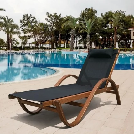 Шезлонг-лежак Мальта AFM-511 Black_0