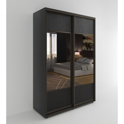 Шкаф-купе 2-х дверный Акцент-Дуэт Д 1600х600 Венге_0