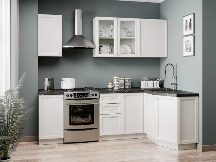 Шкаф кухонный 600 высокий Джулия ЛД 284.450.000.028 Белый_2