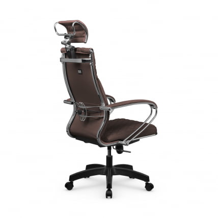 Кресло руководителя Metta L 2c 44C/K116 Infinity Easy Clean (MPES) Комплект 8 Темно-коричневое_3