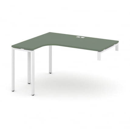 Стол-надставка на опорную тумбу (левый) CONCEPT CN.OSAN-004(L) Кобо Белый_0