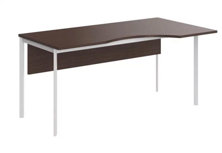 Стол эргономичный IMAGO-S CA-2SD(L/R) венге магия белый полуматовый_0