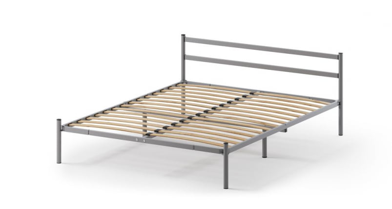 Кровать Метта 1200x2000 Серая_2