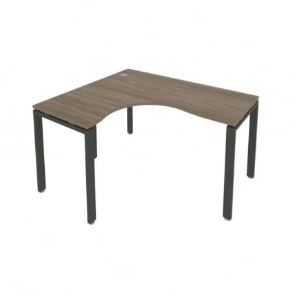 Стол письменный METAL SYSTEM Б.СА-3 Л Вяз/Антрацит_0