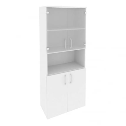 Шкаф высокий широкий ONIX O.ST-1.4 Белый Бриллиант_0