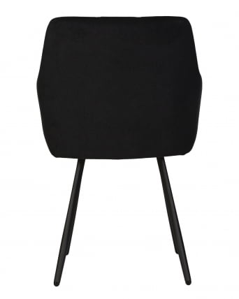 Стул обеденный DOBRIN ROBY велюр Catania Black_4