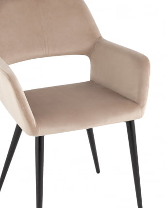 Стул Денди велюр Бежевый_1