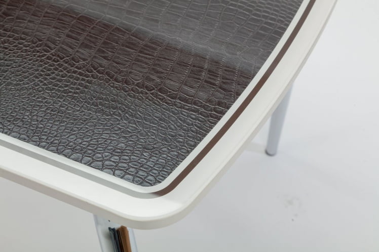 Столешница Чикаго КЗ (6191) крем,крокодил коричневый_2