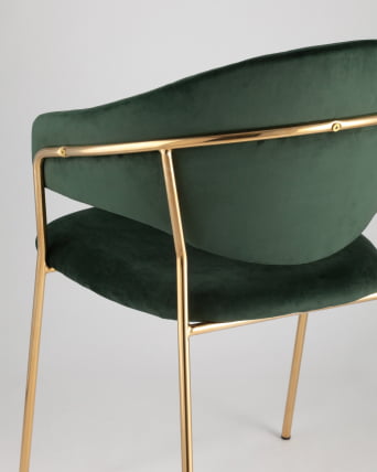 Стул мягкий Эвита Зеленый_6