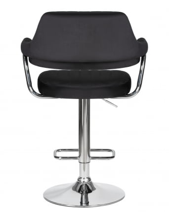 Стул барный DOBRIN CHARLY Черный велюр MJ9-101_4