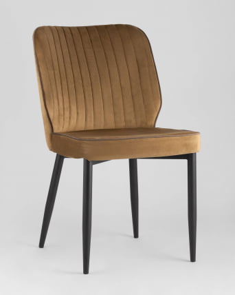 Стул Лоренс велюр Карамель_1
