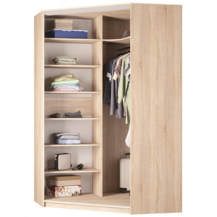 Шкаф-купе YA-230х1400-718-1(Венге-ДМ-D6D6)_1